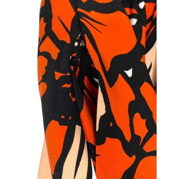 Just Taylor Floral Striped Sleeveless Fit & Flare Dress  Size 12 Scuba Knit‎ - Picture 8 of 10